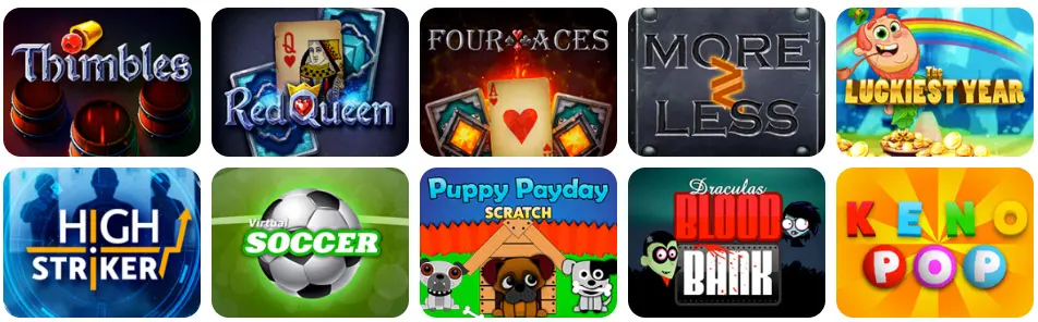 Jeux en ligne CASINO INTENSE