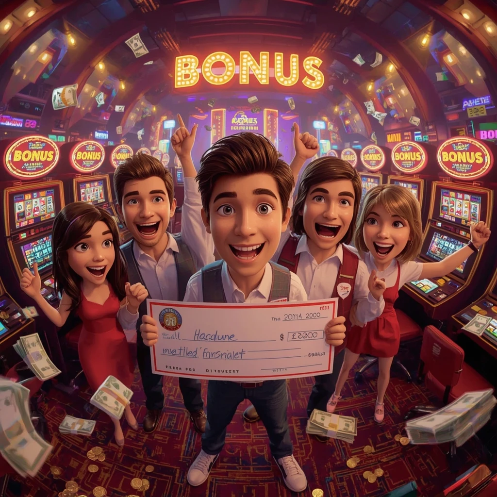 bonus dans les mains de l'homme au casino CASINO INTENSE