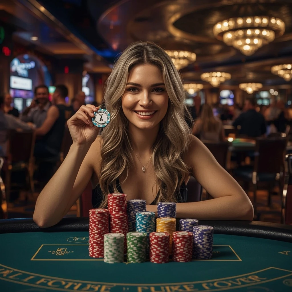 bonus dans les mains d’un homme au Casino Intense