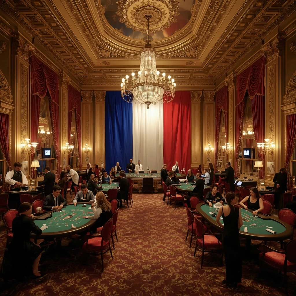 Le casino et le drapeau français CASINO INTENSE